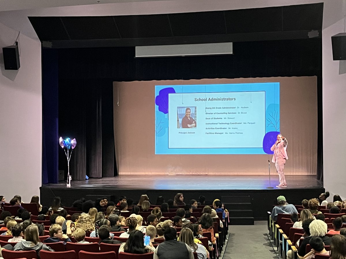 APSGunston's tweet photo. Exciting day at @APSGunston as rising 6th graders pay us a visit! 🎉 Welcoming the next wave of students with open arms and excitement. Here's to a fantastic journey ahead! #GunstonMS #FutureStudents 📚✨ @APSVirginia @CRJEducation @SuptDuran https://t.co/WWIi4TWCZ2