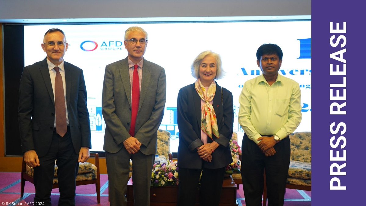 🇧🇩 Our Group with @Proparco & @expertisefrance proudly commemorates a decade of transformative collaboration with #Bangladesh! A significant milestone in the journey towards fostering sustainable development & international solidarity. 🔎Our partnership: bit.ly/3W9SO8h