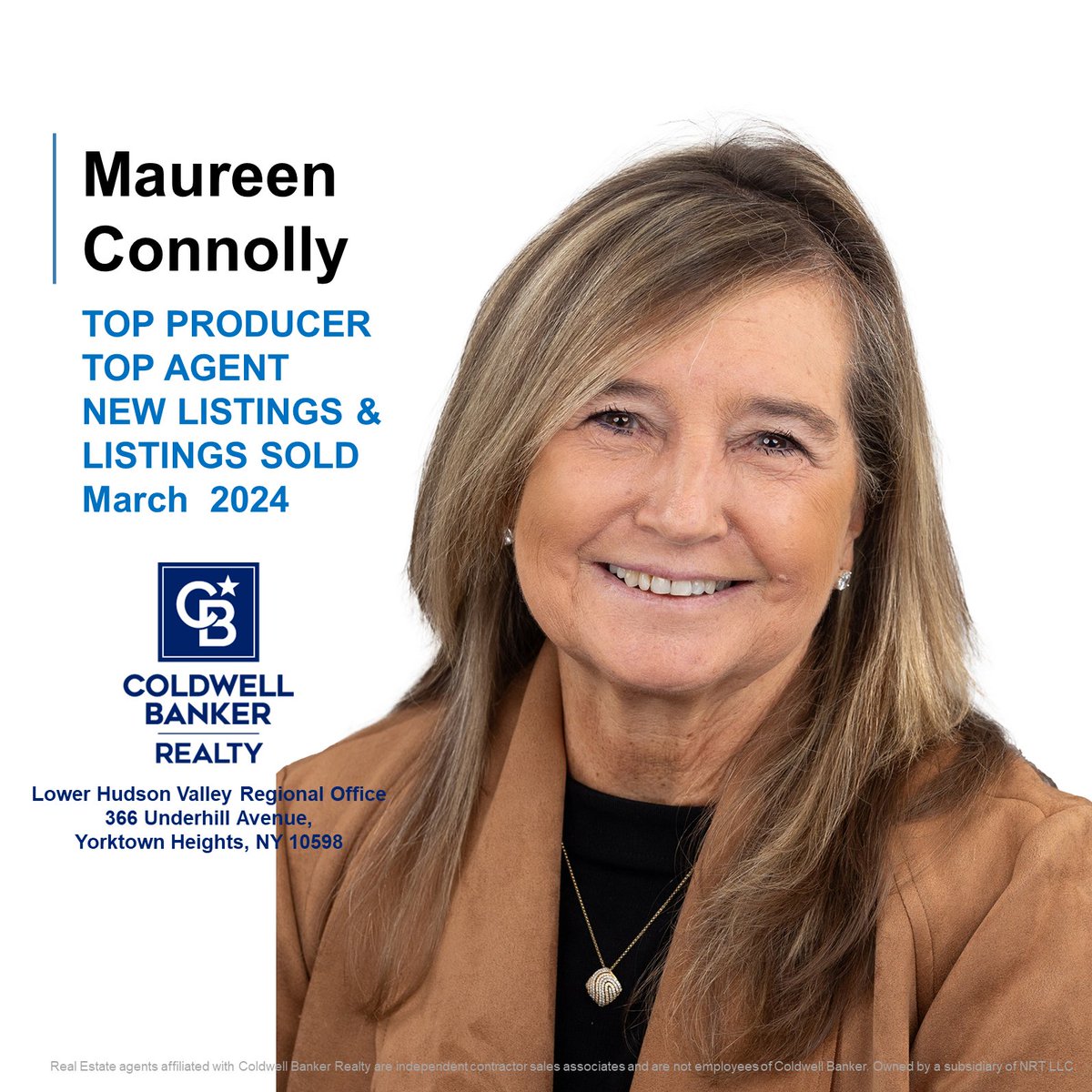 Congratulations to Maureen Connolly on being March’s TopProducer, Top Agent – New Listings and Listings Sold.
Your dedication and hard work is greatly appreciated, Maureen!
#congratulations #cbr #ctwc #realestate #lhvro #cbproud #cbtheplacetobe #bestagent #agentofcoldwellbanker
