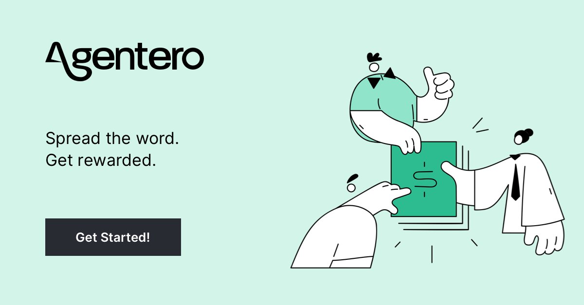 Agentero1's tweet photo. Exciting news! Our referral program is now live! 🚀
Agentero’s agents can invite fellow independent agents to join and easily earn rewards. Plus, you can track your referrals' progress in real time! 

Learn more about the program here 👇🏽
https://t.co/hdAyuZr1PZ https://t.co/xjtobpzkXc