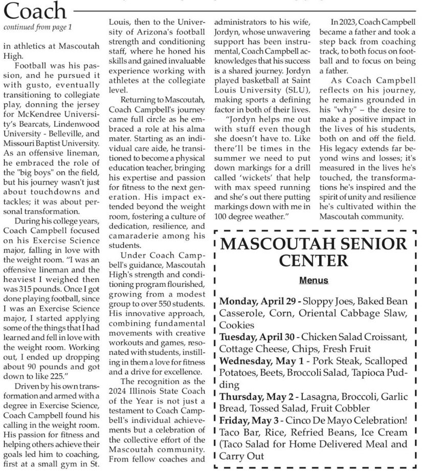 Thankful for the interview &amp; article in the local paper! 

heraldpubs.com/2024/04/25/mhs…