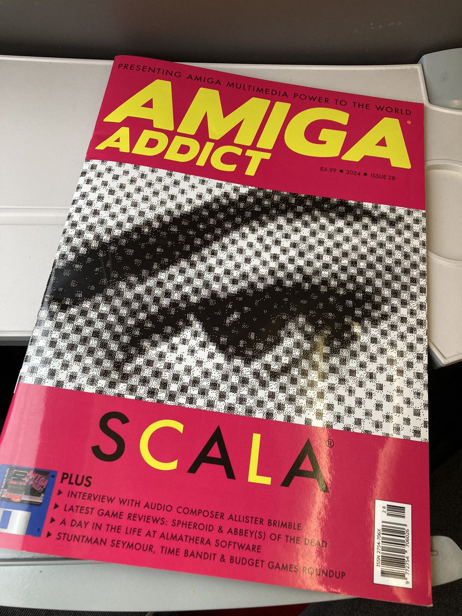 Saw a copy of @amigamagazine in the train station. Couldn’t resist.