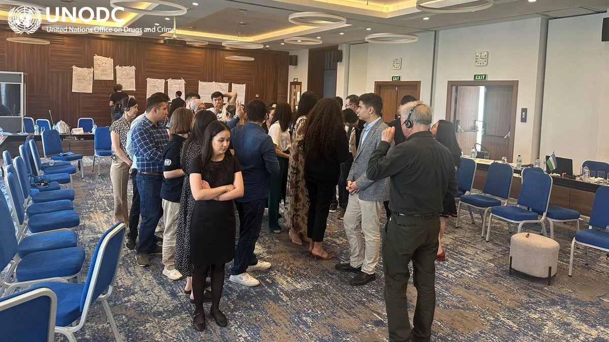 Today marks the final day of @UNODC Regional Youth Network for Central Asia's training on'Peer-supported Drug Use Prevention w/Friends in Focus' in🇺🇿. Youth leaders& policymakers from🇰🇿🇰🇬🇺🇿🇹🇯&🇹🇲 gathered to tackle the critical issue of #druguse. 🙏to all participants& @UNODC_ROCA