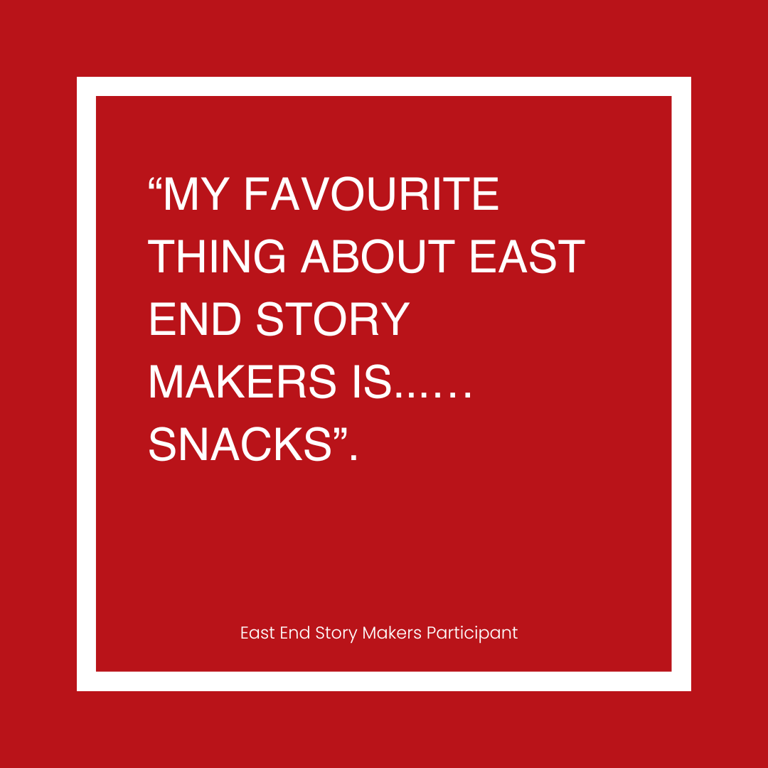 As ever, some cracking feedback from our young #EastEndStoryMakers who meet weekly in Byker (scroll to end for jokes)! 🍏🥐🍫 For more information about the programme ➡️unfoldingtheatre.co.uk/east-end-story…