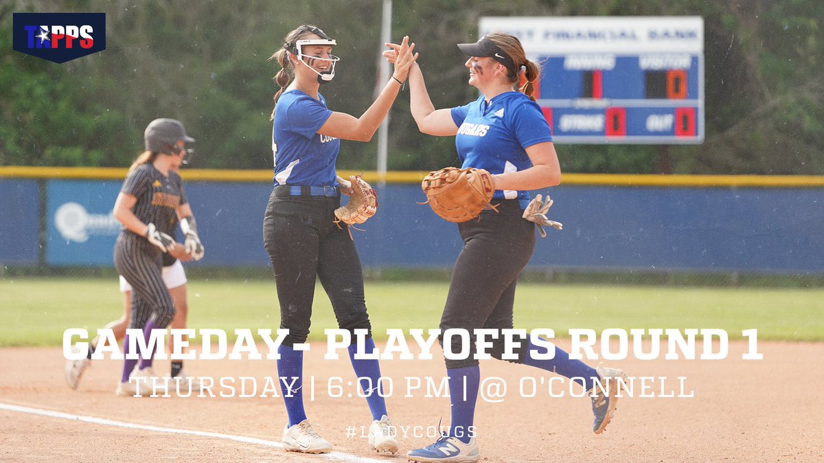 GAMEDAY!!
Playoff time for our softball team. They take on O'Connell Prep down in Galveston today at 6pm. Good luck to our Lady Cougars!!