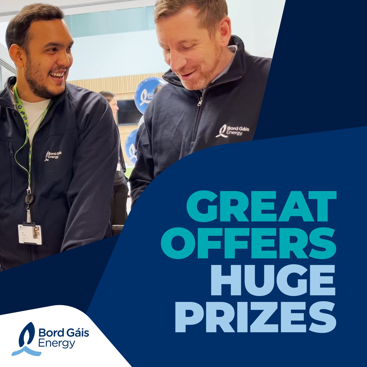 We’re giving away FREE ENERGY FOR A YEAR to one lucky winner at this weekend’s Ideal Home Show 💙 Enter the draw by signing up to one of our discounted energy plans at the event 🙌 Visit us at the RDS Simmonscourt from April 26-28 (stands S10 and R10) to learn about energy