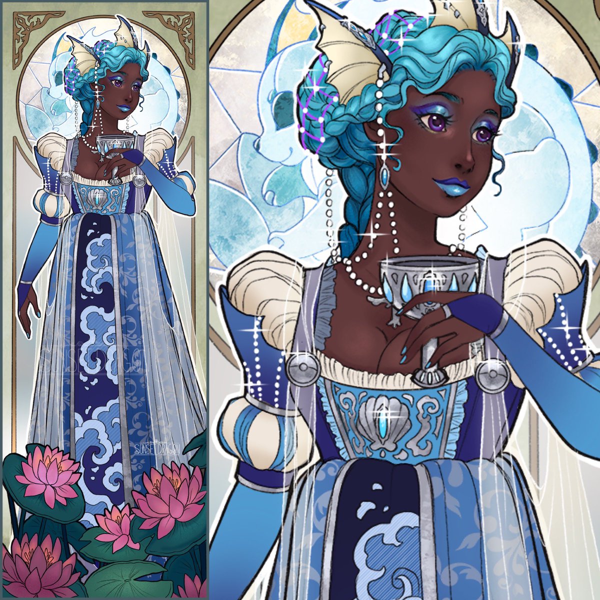 _SunsetDragon_'s tweet image. Vaporeon 🩵🤍