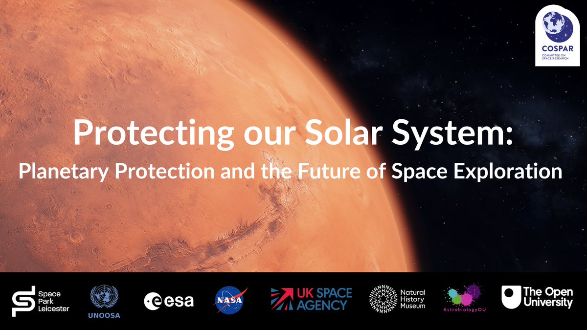 There are still a few spaces left for tonight's Ask the Experts - Protecting our Solar System: Planetary Protection and the Future of Space Exploration! Register here NOW! : ow.ly/Tzvv50RhOJq @COSPAR #PlanetaryProtection Week #ICPPW @UKSA @Astrobiology_OU