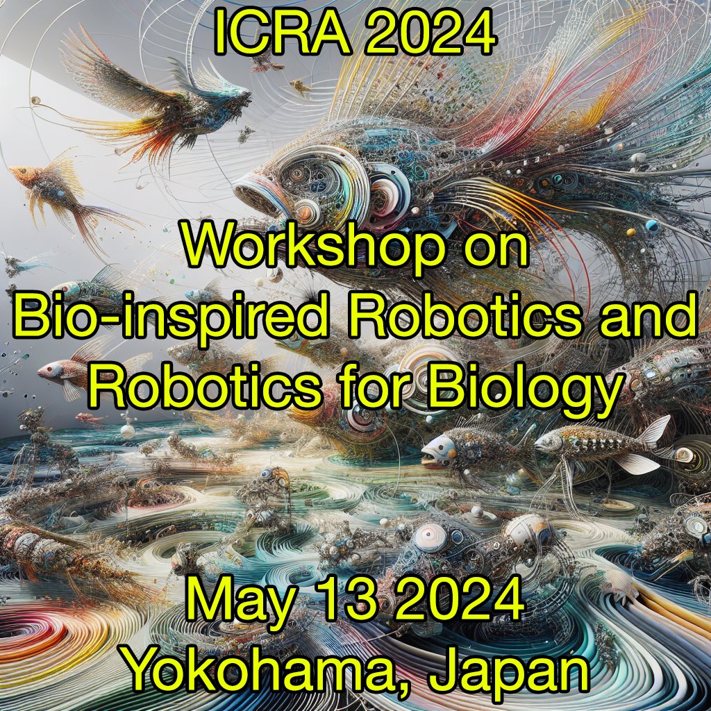 There is still time to send 1-page extended abstracts to the @ieee_ras_icra workshop on Bio-inspired Robotics and Robotics for Biology Looking forward to your contribution and meeting you in Yokohama, Japan! Best submissions will win a robot! More info: li-lab.de/workshop/