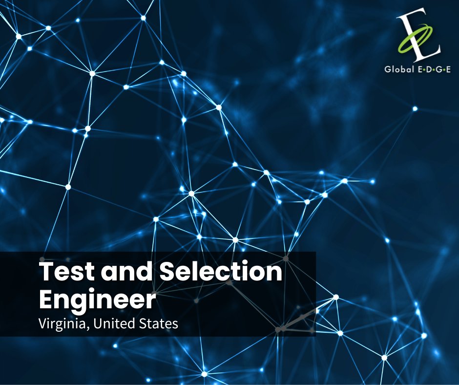 Apply now at globaledge.info/4aRGtdg

#TheGlobalEdge #RecruitmentFirm #Employment #NowHiring #Recruitment #ExcellenceWithAnEdge #VirginiaJobs #IT #Network #ITEngineer #ITJobs