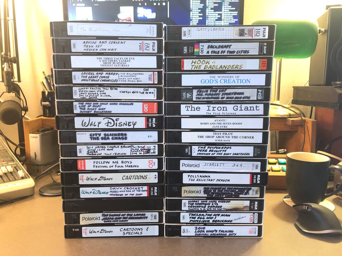 LIVE TONIGHT 7PM EDT: I have about 150 #VHS tapes from donors and estate sales. Help me look through them for obscure and #lostmedia needing to be uploaded to the @internetarchive.

twitch.tv/uncommonepheme…