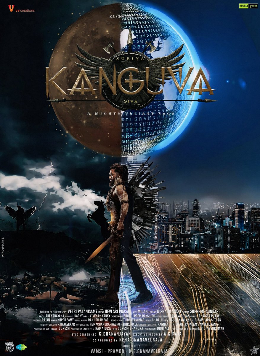 . #Kanguva Alternative Poster Design 🦅⚔️

Excellent Design Bro @fanof_nani ❤️🫂