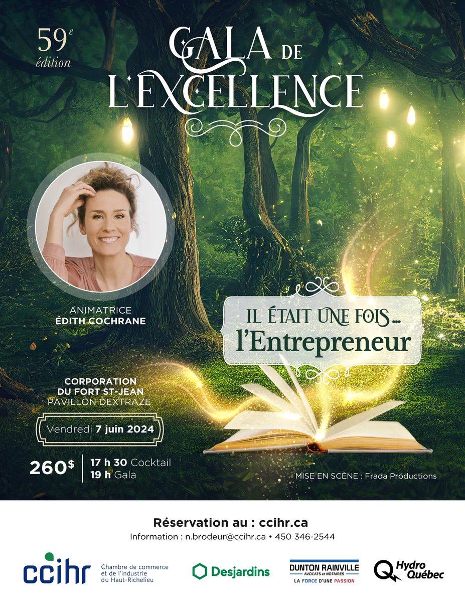 Hier, nous dévoilions les finalistes au 59e Gala de l'Excellence de la #CCIHR ! N'oubliez pas de vous procurer votre billet pour le Gala du 7 juin prochain : bit.ly/3P83b8q
