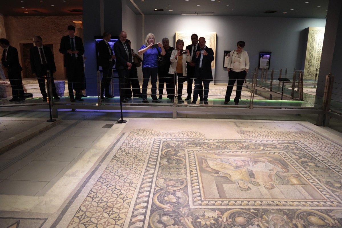 Impressed with the Gazientep Mosaic Museum’s remarkable collection. The 🇪🇺 Solidarity Fund #EUSF will also contribute to restoring examples of the rich cultural heritage in Hatay and the region as a lasting token of EU’s solidarity with the Turkish people.