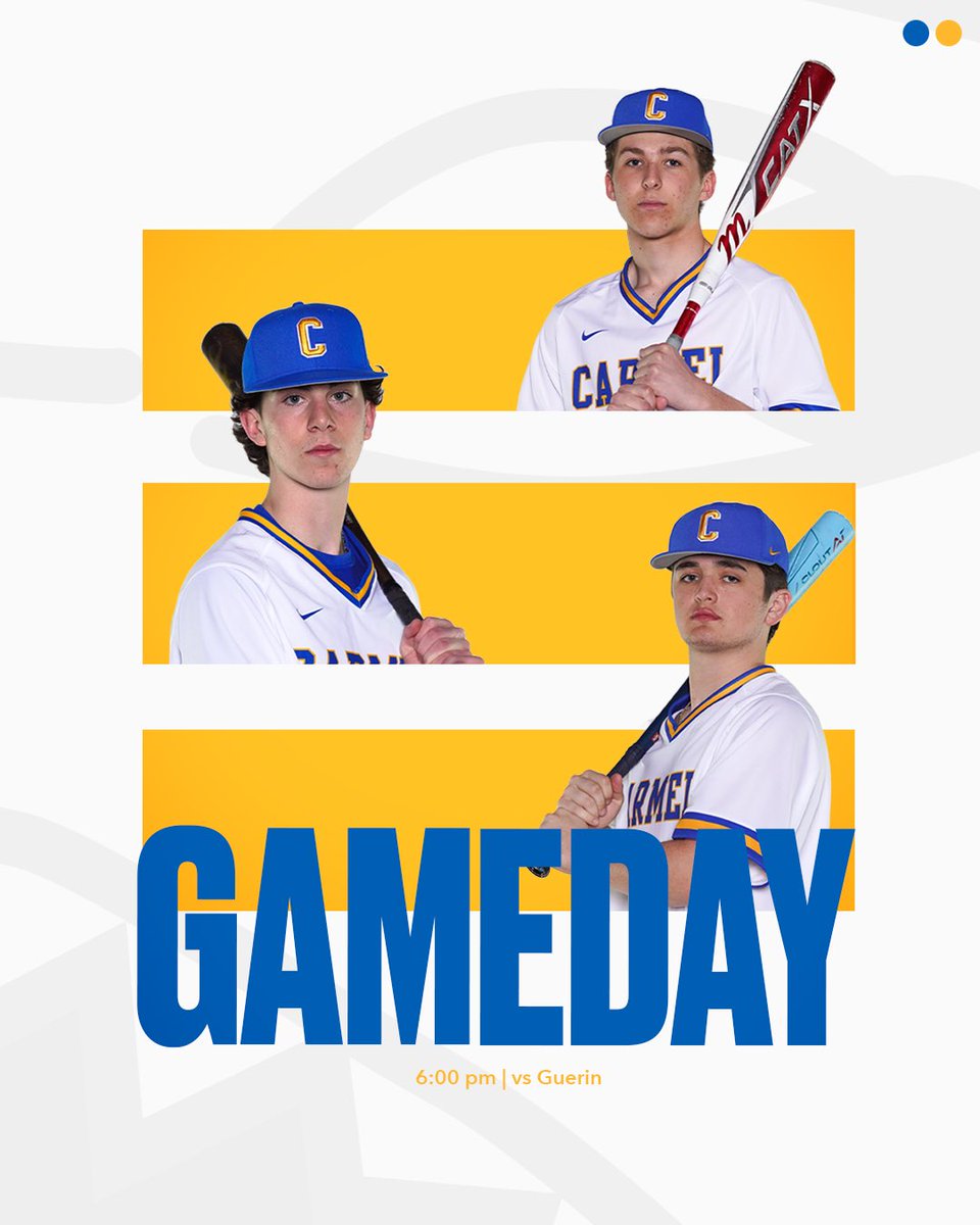 Back at Hartman.

📍Hartman Field
⏰6:00 pm
🆚Guerin

#thisisCarmel