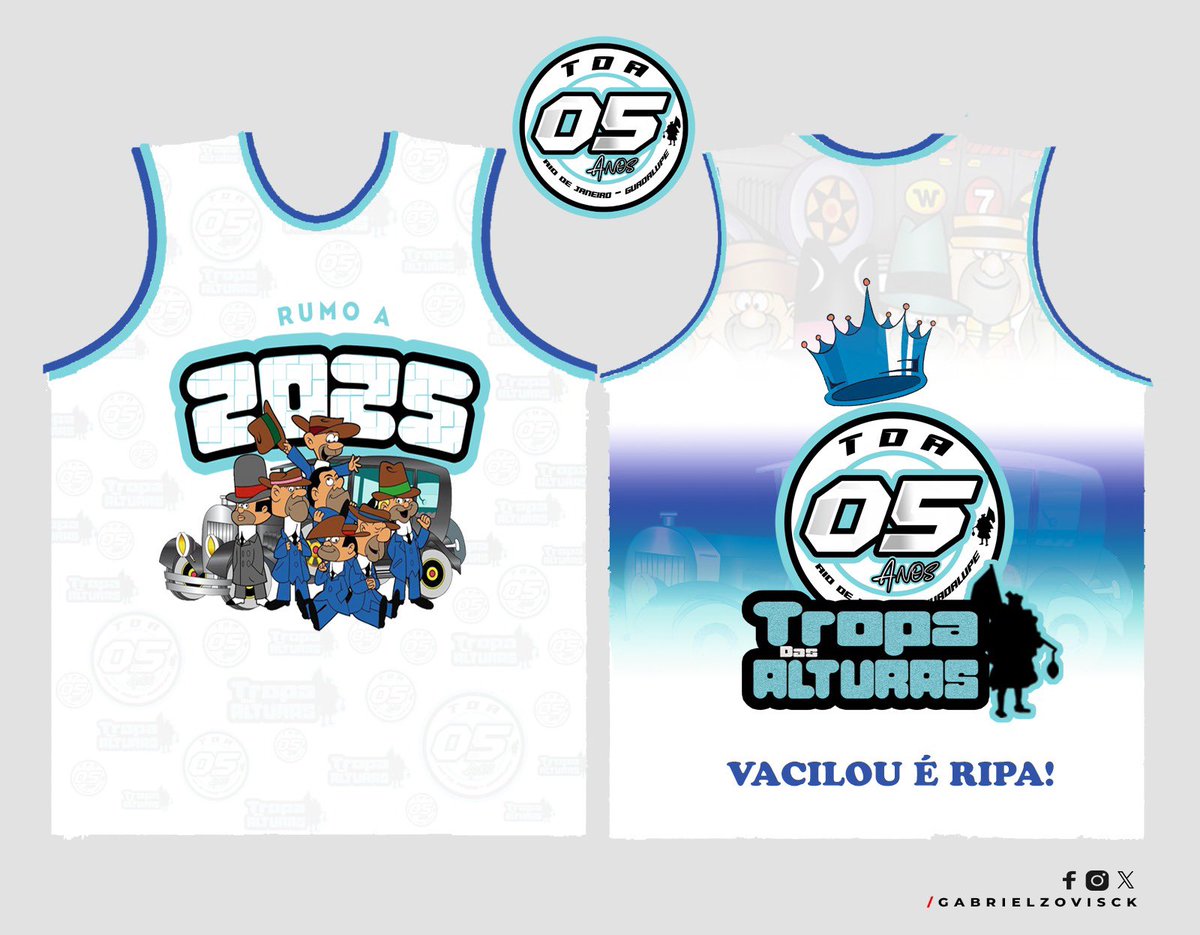 TdaTurma's tweet photo. Camisa pronta , rumo 2025 !
Festa das Turmas TDA x TD12 🎭
Dia 19/Domingo às 16H 🗓️
Flyer no forno 🔥 https://t.co/LfScWjKSAE