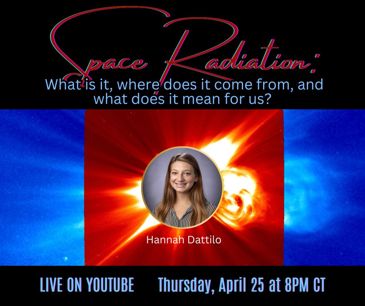 Join us LIVE on YouTube to learn about the challenges of radiation and ask your questions. youtube.com/@dyerobservers…