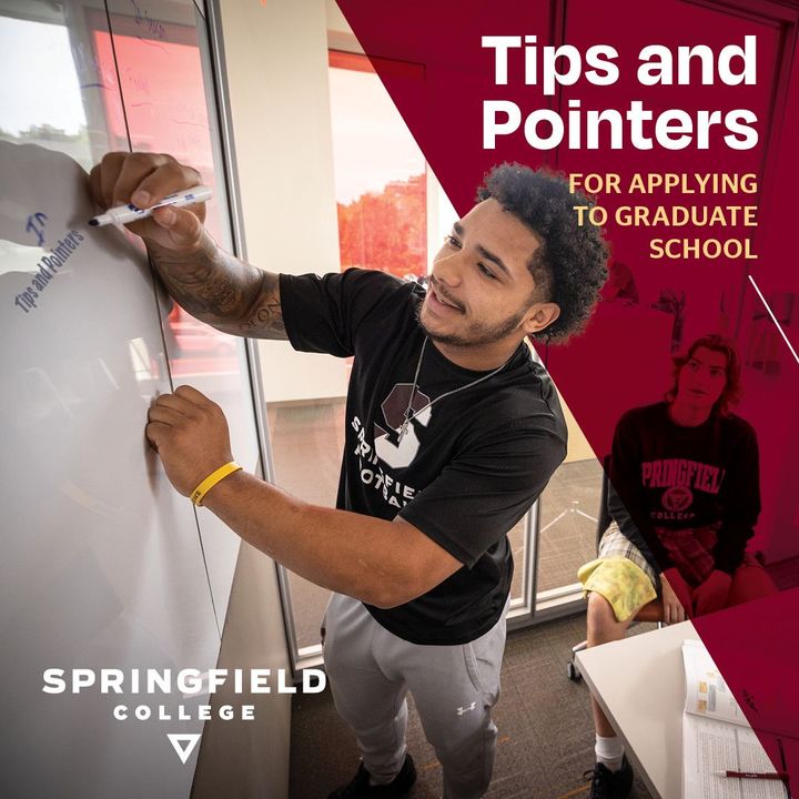 Curious about applying to grad school? Look no further. Join our virtual information session to learn the tips and pointers on how to make your application stand out from the rest. Register now: admissions.springfield.edu/portal/Graduat…