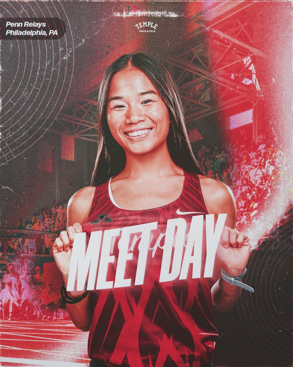 It's Penn Relays time, and Elsa Chan is set to represent the Owls in the 3k steeplechase!🦉 🆚Penn Relays 📍Franklin FIeld 🕖7 p.m. ET (3k Steeple) 📊tinyurl.com/3ruk48rs 📺tinyurl.com/43pcj6dd 🗞️tinyurl.com/mt5yzt66