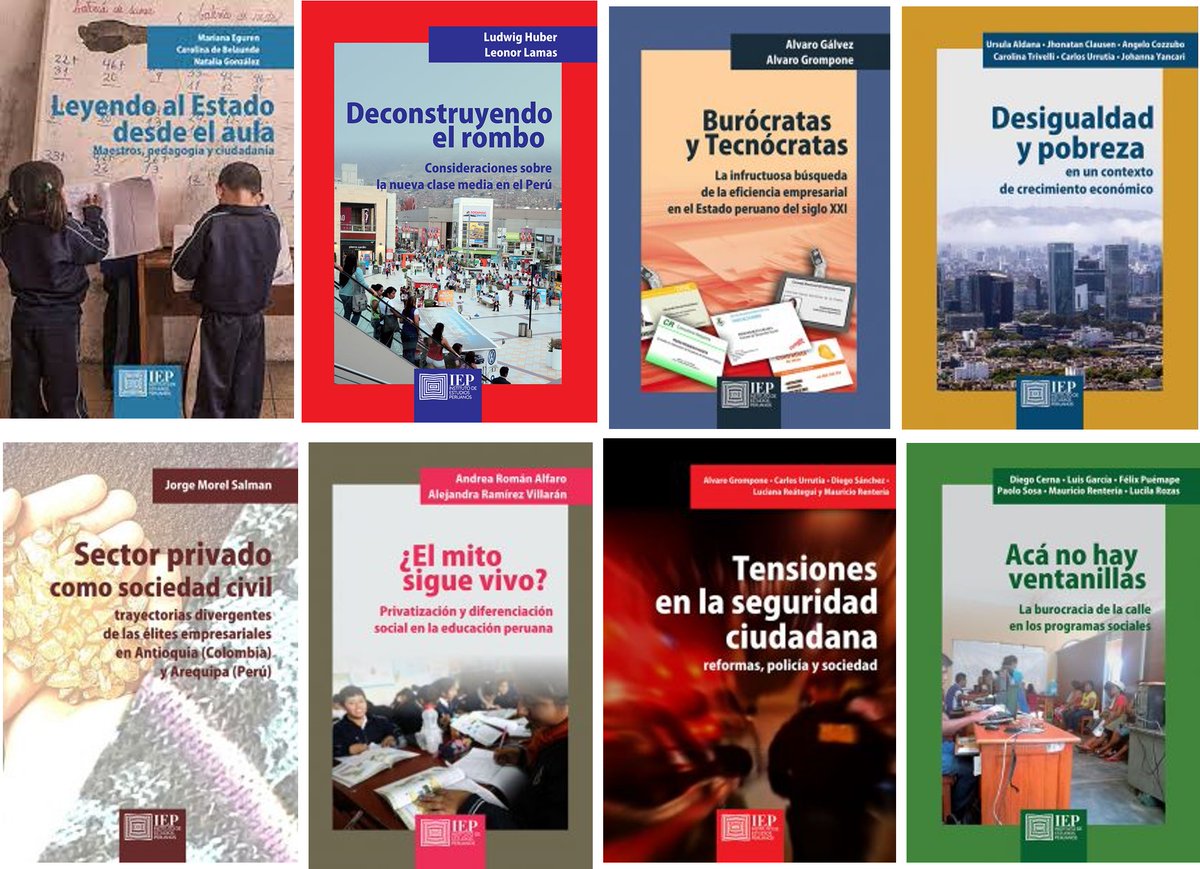richicuenca's tweet photo. #descargagratis #NoLean
El @IEPeruanos pone a disposición 8 libros de nuestro anterior programa institucional: "Estado y sociedad en el Perú de ingreso medio".
https://t.co/RBhXuKPuLd https://t.co/bVtLChQKjm