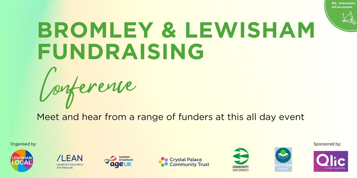 E-Bulletin: your weekly charity sector news. Register for the Bromley & Lewisham Fundraising Conference in June tinyurl.com/28nk7zwb #funding #bromley #charities #volunteering #training #events