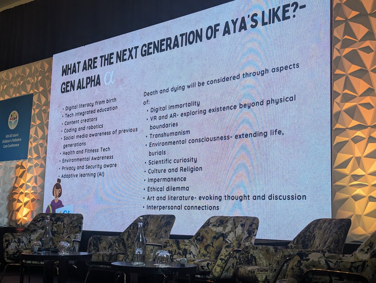 An insight into Generation Alpha by Simon Darby... It's a little bit terrifying to be honest! #CPCC2024 #childrenspalliativecare