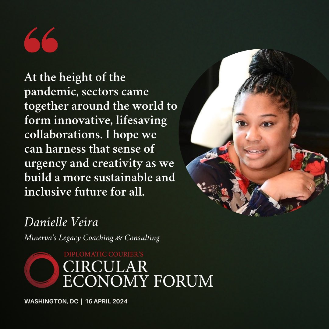 Urgency is essential to build a more sustainable and inclusive future for all. Minerva Legacy’s @DaniV7101 discussed this at the #CircularEconomyForum with @CIPEglobal on the occasion of the IMF/World Bank #SpringMeetings in Washington, DC.