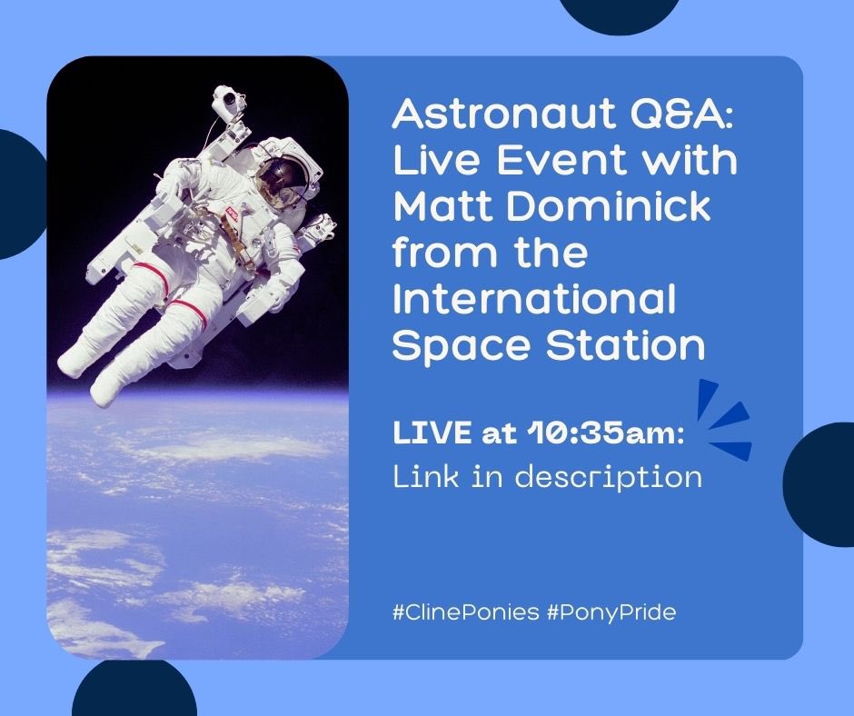 Watch live: as students ask questions about living and working in space with  @dominickmatthew youtube.com/@JeffreyGarcia2 #kinderchat #1stchat #2ndchat #3rdchat #4thchat #5thchat
