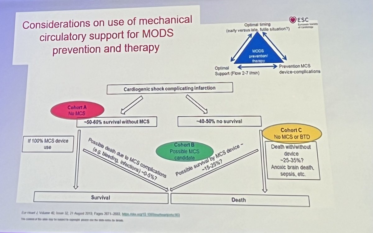 ECMO in Cardiogenic Shock. Jan Bělohlávek. #EuroElso2024 Selection is key but difficult to do! No to late, but also not to early!