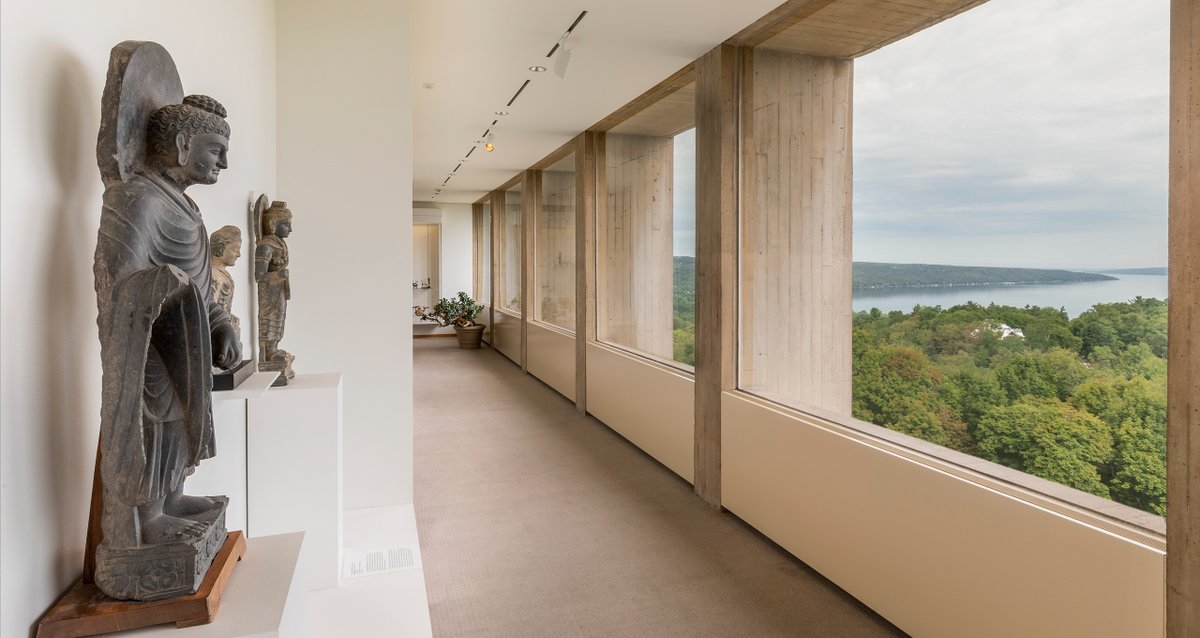 The Andrea Gottlieb Vizcarrondo 1972 Lakeview Gallery on the 5th floor has been named thanks to a gift from Paul Vizcarrondo ’70 with the couple’s friends and family. Read more about Andrea at the link. (Photo: Simon Wheeler) @CornellAlumni giving.cornell.edu/story/museums-…