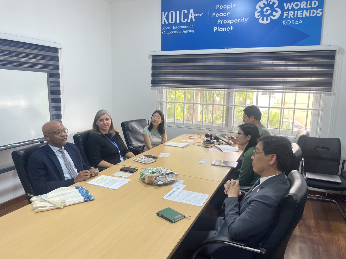 Today, the UNICEF Representative for Ghana, Mr. Osama Makkawi Khogali paid a courtesy call to the Country Director of KOICA Ghana, Mr. Donghyun Lee to explore opportunities for collaboration in the areas of education, nutrition and health to improve the lives of children in Ghana