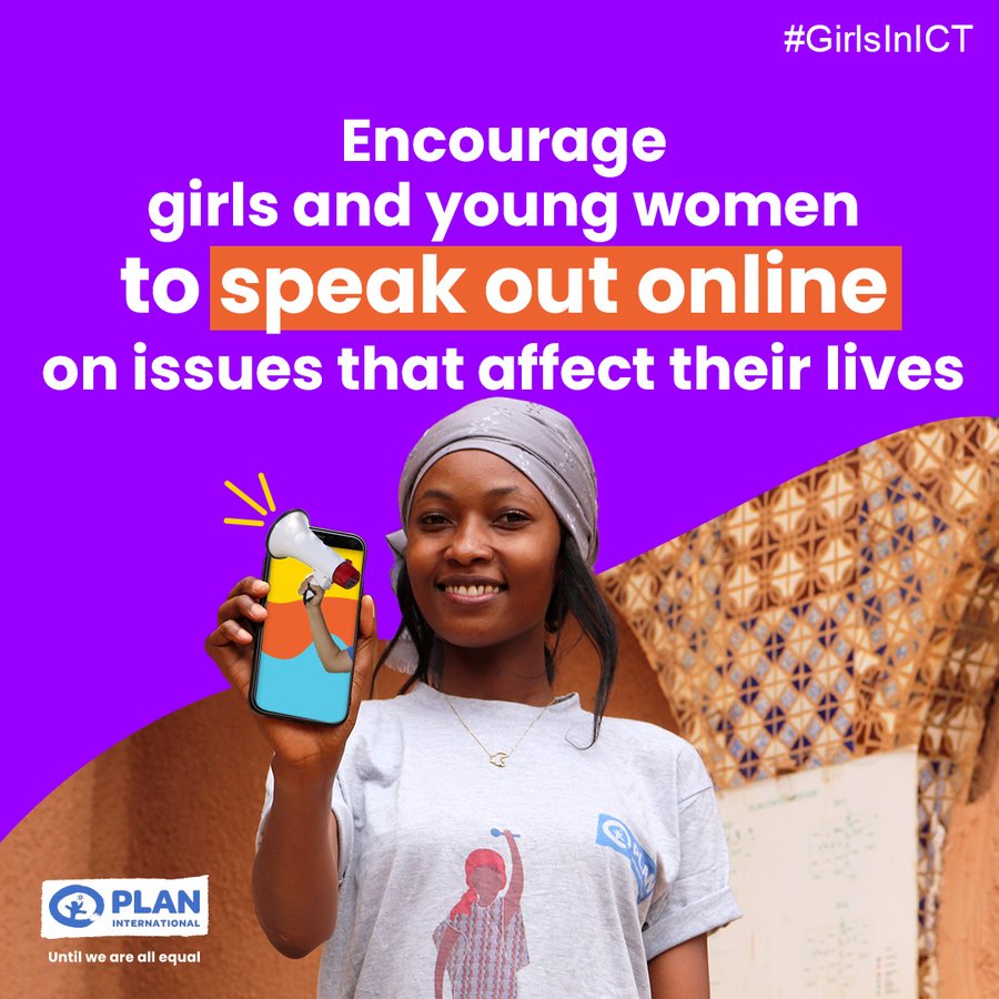 Girls and young women across the 🌎 must be free to use the internet safely and to have their voices heard. #GirlsinICTDay #GirlsInICT