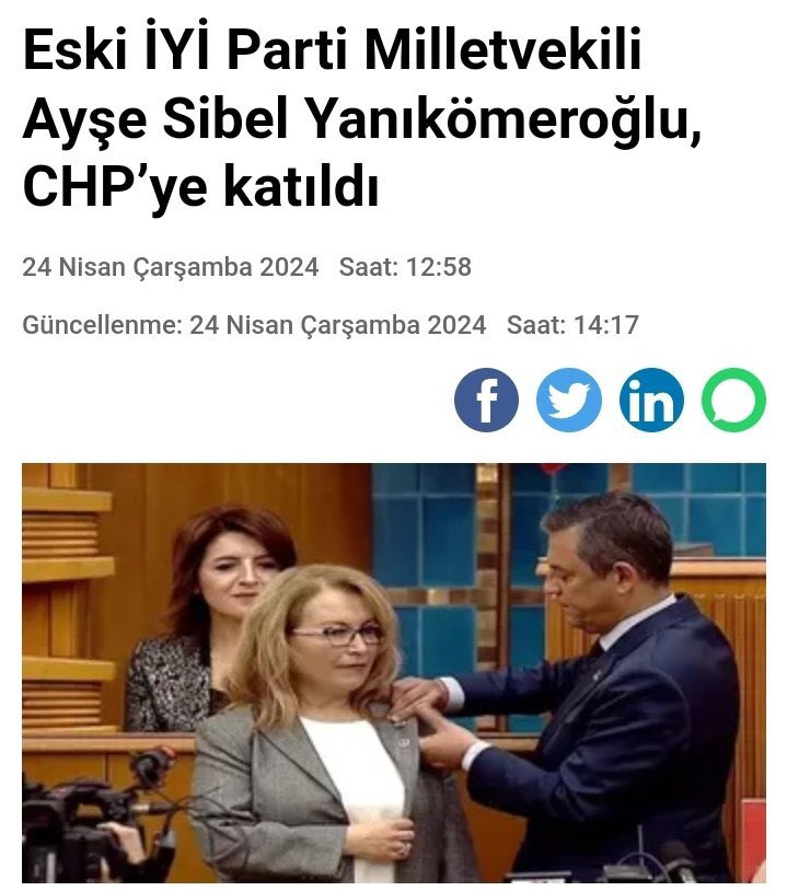 Hayırlı olsun CHP
Rönesans holding ın yönetim kurulu üyesinin eşide artık CHP'li 
Sermaye ile işbirliği ne devam yada 
5 lı çete sermaye açılımımı  diyelim 
Neyse adını siz köyün