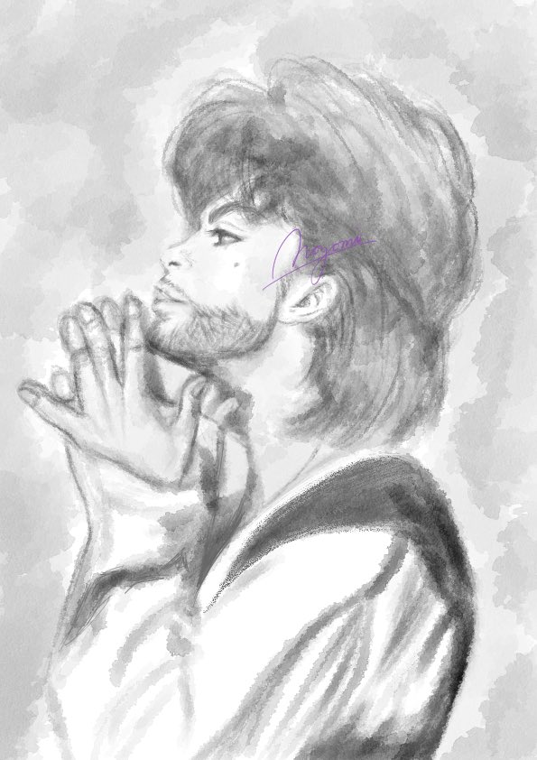 #clipstudio #お絵描き #らくがき #デッサン #イラスト #過去絵 #dessin #drawing #prince #fanart #PrinceRogersNelson #PRINCE4EVER おやすみなさい🌙💤