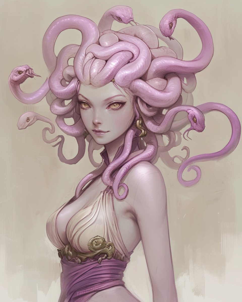 Medusa 🐍

#niji #niji6