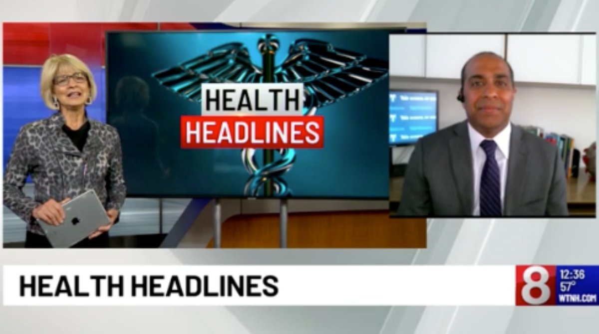 Yale_EM's tweet photo. EM Dept. Chair, @arjunvenkatesh, joins @WTNH #HealthHeadlines to discuss nursing homes now having a minimum staffing rule, how your partner’s stroke could impact your mental health and a health advisory by the CDC on contaminated botox.
https://t.co/OURPPkZXvV https://t.co/Gq8h6srMrk