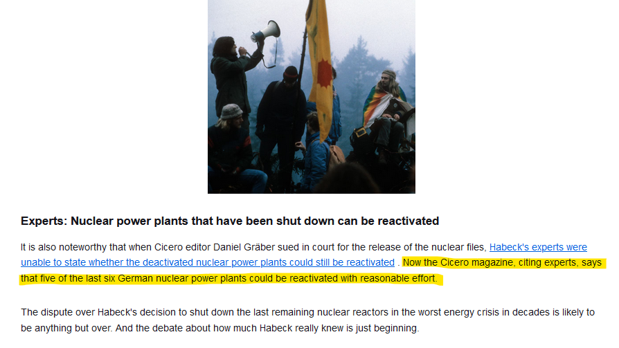 Liars & Frauds!🤥 That's the big news in #Germany today as government #Nuclear phase-out documents reveal that Green Party officials deliberately falsified expert reports to justify shutting down 6 reactors, 5 of which can be restarted.🇩🇪⚛️⚡️🤠🐂 #Uranium berliner-zeitung.de/politik-gesell…