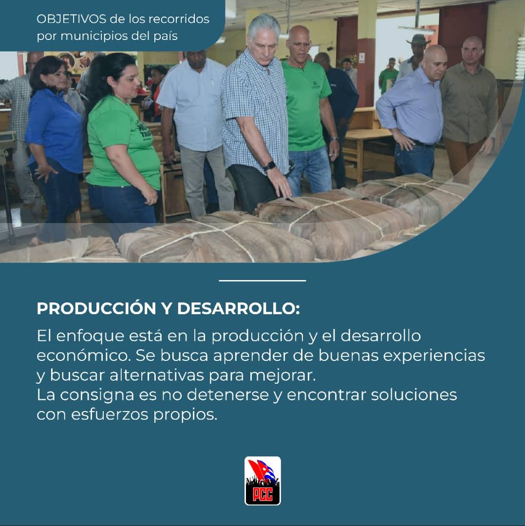 Somos un pueblo determinado a continuar trabajando por el bienestar de la Patria y, para compartir experiencias y viabilizar el camino hacia un mayor bienestar, continúan los recorridos de la dirección del Partido por todo el país; hoy desde Florida, Camagüey.

#UnidosPorCuba