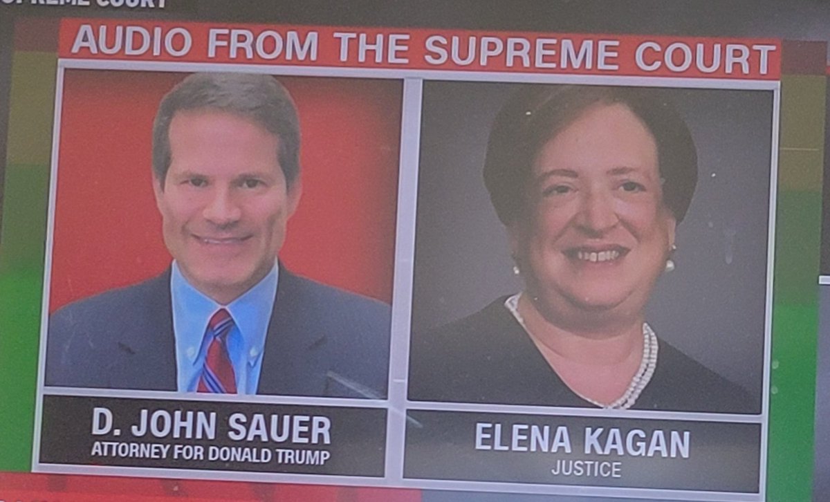 Justice #ElenaKagan just toasted Trump attorney #JohnSauer on the #coup question