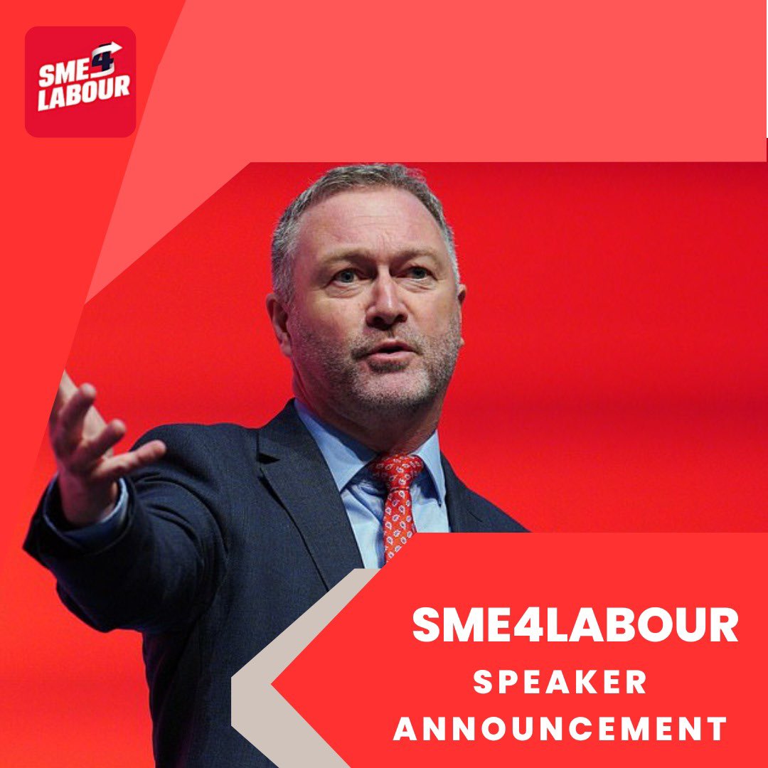 🌟 We're delighted to announce that Steve Reed @SteveReedMP , Shadow Secretary of State for Environment, Food, and Rural Affairs, will be joining us for the SME4Labour Annual Reception next Monday! 🎉 #SME4Labour #SteveReed