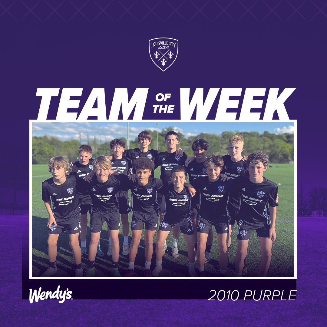 A two-win weekend for 2010 Purple 💪 They're our @Wendys Team of the Week!