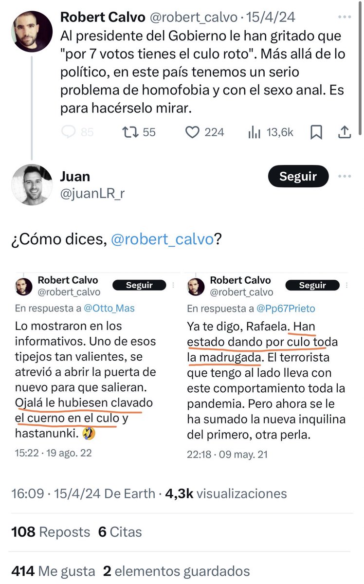 ZASCA!!!!!!!!!!!!!!!! de @juanLR_r a @robert_calvo . Vía @tresmasciento