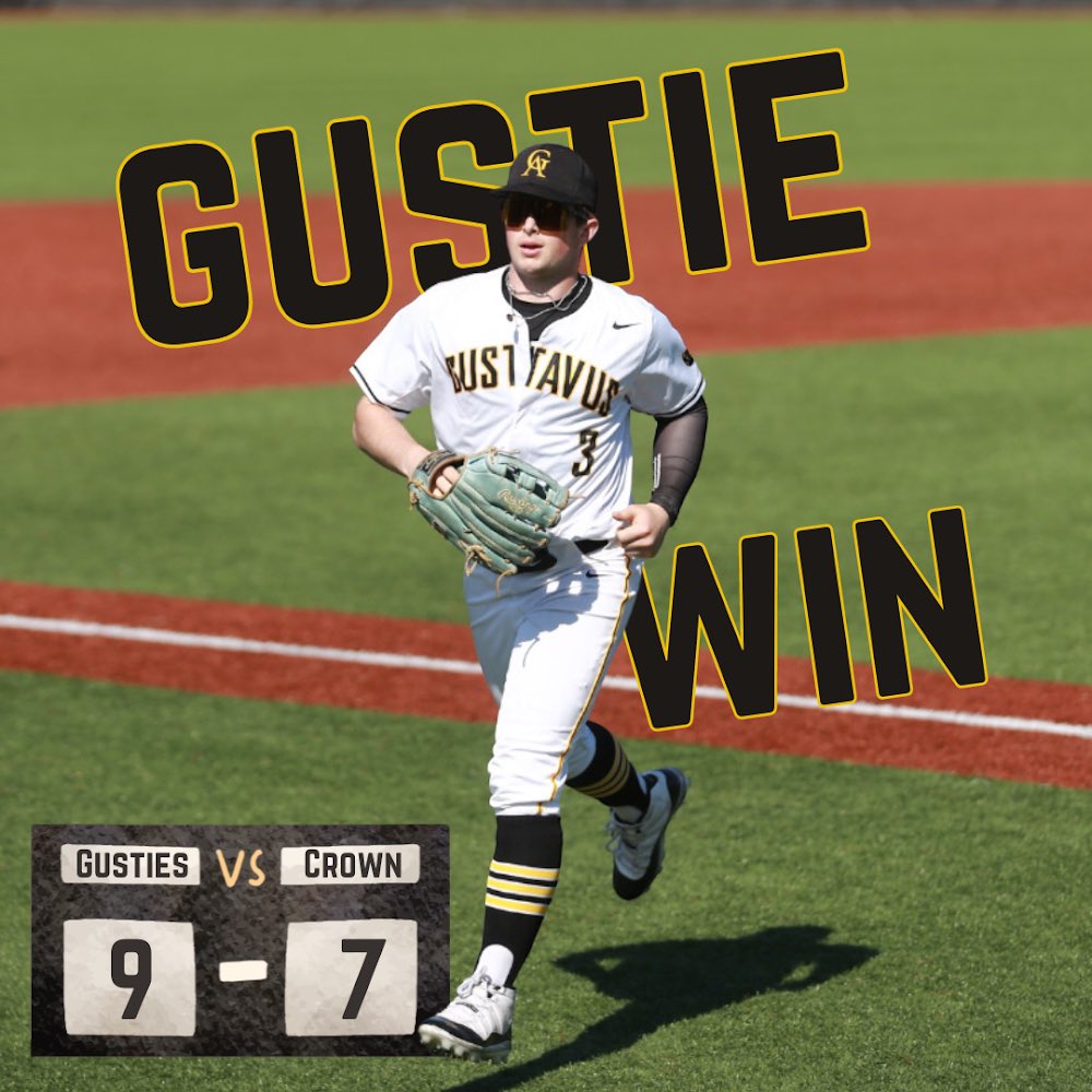 Won the battle yesterday. Back at it this weekend. 

#GoGusties | #d3baseball