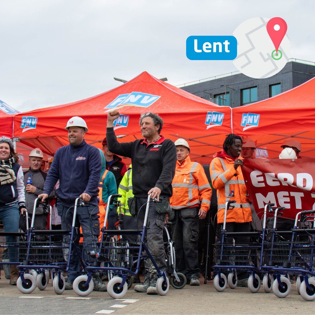 Ook in de toekomst zal er zwaar werk zijn. Laat je net als deze mensen ook horen en overtuig je werkgever om ons plan voor de verbeterde Regeling Vervroegd Uittreden te steunen. Meer info op fnv.nl/zwaarwerk #zwaarwerk #eerderstoppen #fnv #actievoeren