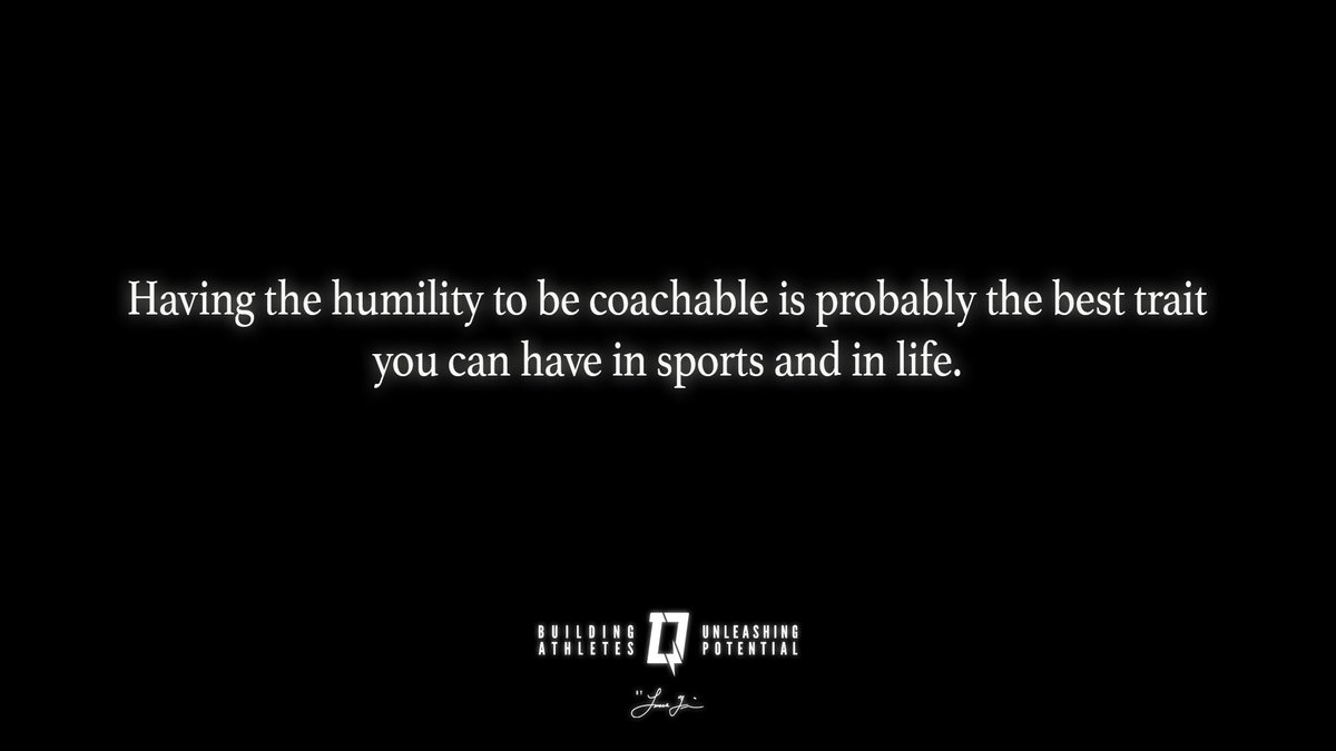 Humility. Coachable. Watch where it will take you. My message on the screen to all my athletes today. Trying to inspire these young people to learn principles in the weight room that bleeds into other areas of life.