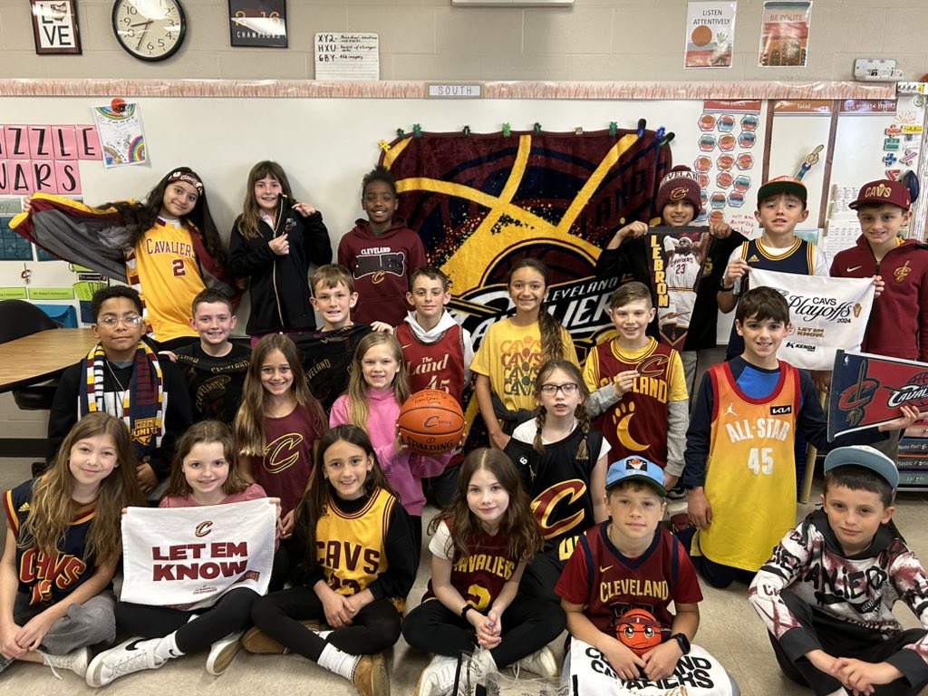 ReginaConroy3's tweet photo. Go Cavs @cavs We are ready for game 3!! https://t.co/sPd8gxLyXI
