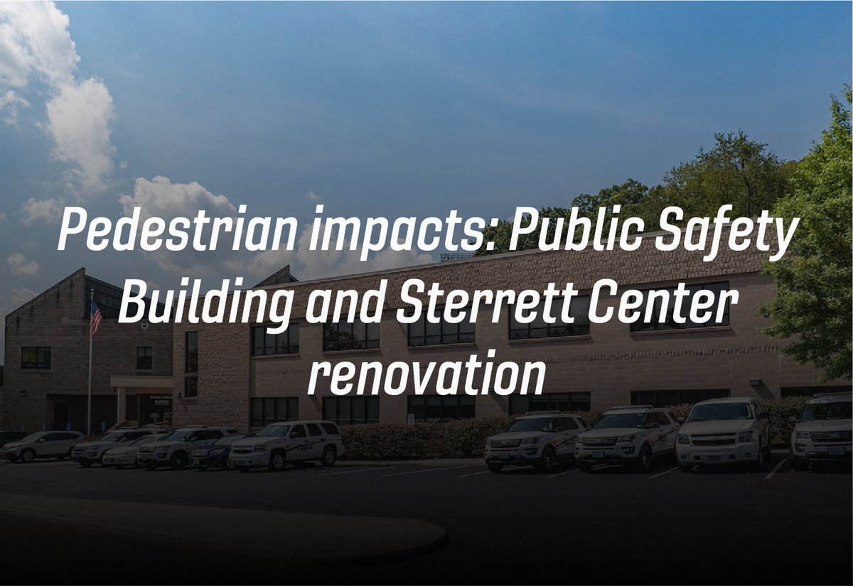 To accommodate a container installation, the pedestrian path in between the Public Safety Building will be closed from April 29 - May 31 Pedestrians who wish to travel toward Center Street will have to detour around the Public Safety Building More ➡️ brnw.ch/21wJaJD