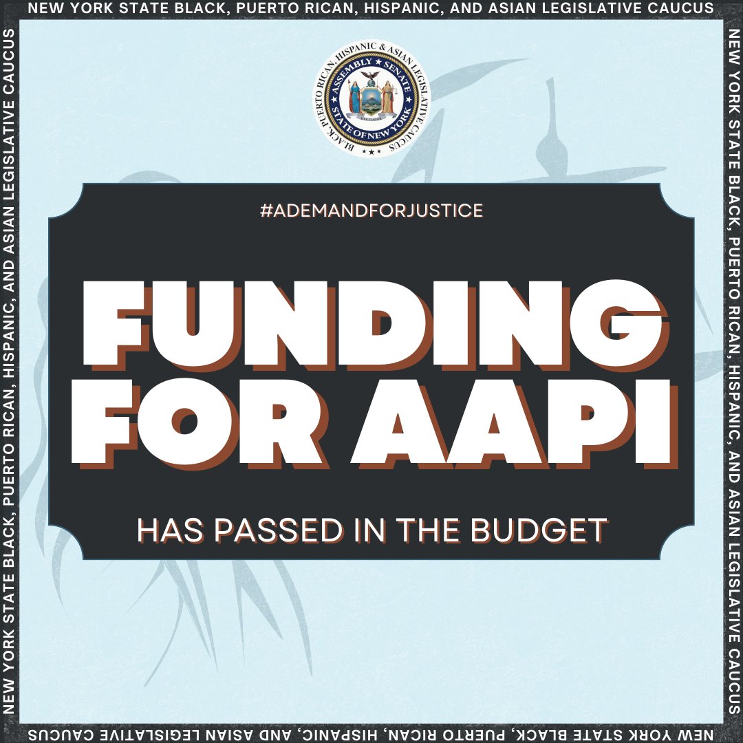 $30 million has been secured in the State Budget for organizations that benefit the Asian American and Pacific Islander (AAPI) community. #ADemandForJustice