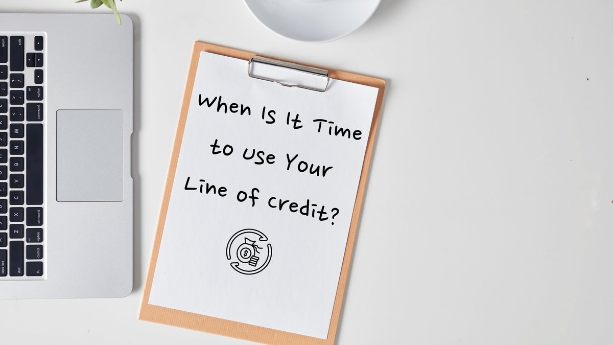 #AmiSight 4/25: When Is It Time to Use Your #LineofCredit?
bit.ly/3WeFEqp