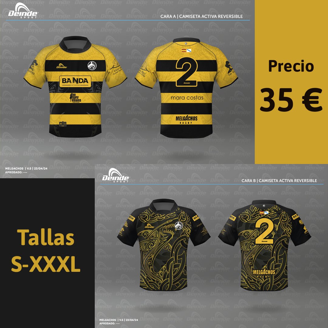 🔥 ¡No te pierdas la oportunidad de hacerte con la nueva camiseta Melgachos Egor 2024! 🔥
¡Hazte notar con este diseño exclusivo y demuestra tu apoyo al equipo! 😎
➡️ Precio: 35€
➡️ Fecha límite para realizar pedidos: 3 de Mayo
¡No esperes más y asegura la tuya! 🙌🏼
 #OsEsperamos